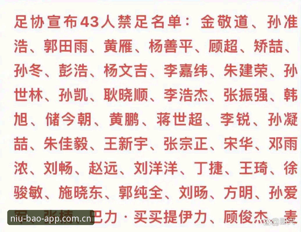 资深用户分享足协第三批禁足名单观察心得：牛宝体育下载安装必备与赛事资讯复盘